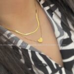گردنبند دولاین ماری و قلب