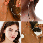 گوشواره اشکال دایره بزرگ