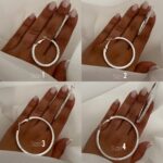 گوشواره حلقه ای نگین دار