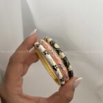 النگو میناکاری گل گلی