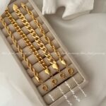 دستبند طرح طلا قفل گرد